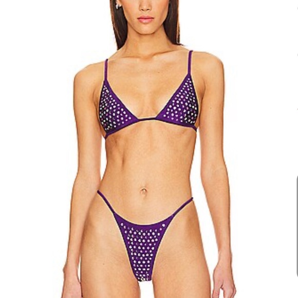 Camila Coelho Other - Camila Coelho Purple Studded Bikini